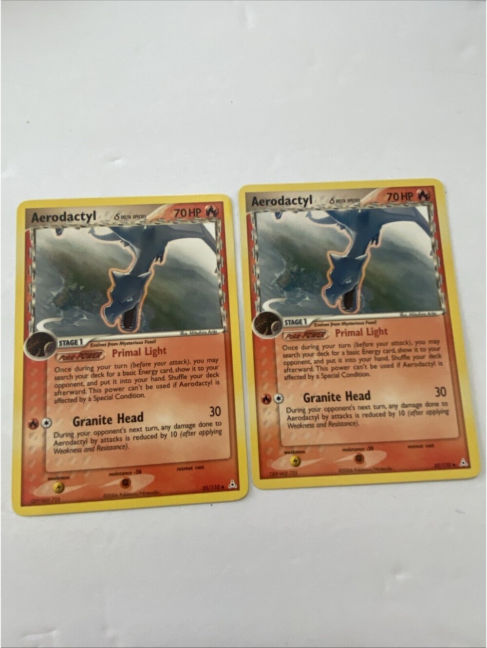 2 Aerodactyl (Delta Species) 35/110 Holon Phantoms Regular